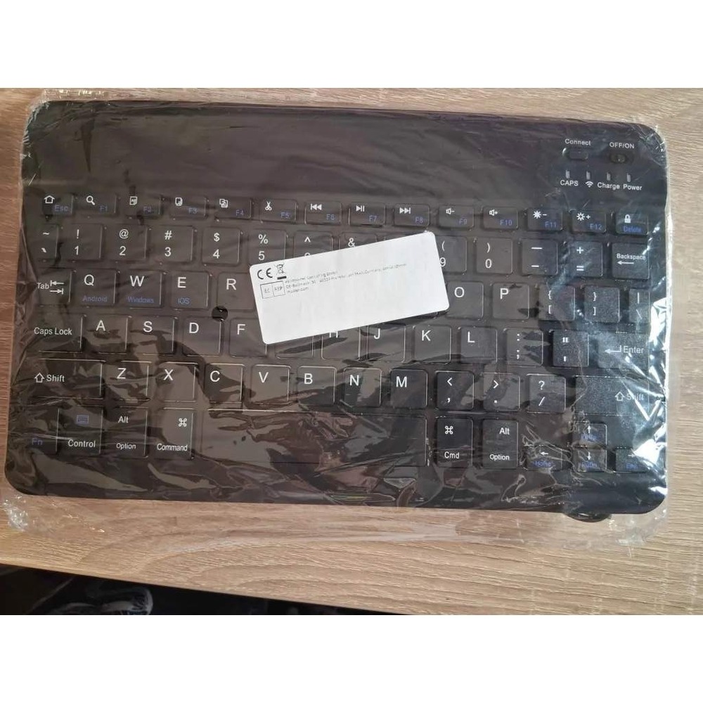 Bluetooth Wireless Mini Keyboard Rechargeable 10 Inch for Tablet iPad Android PC